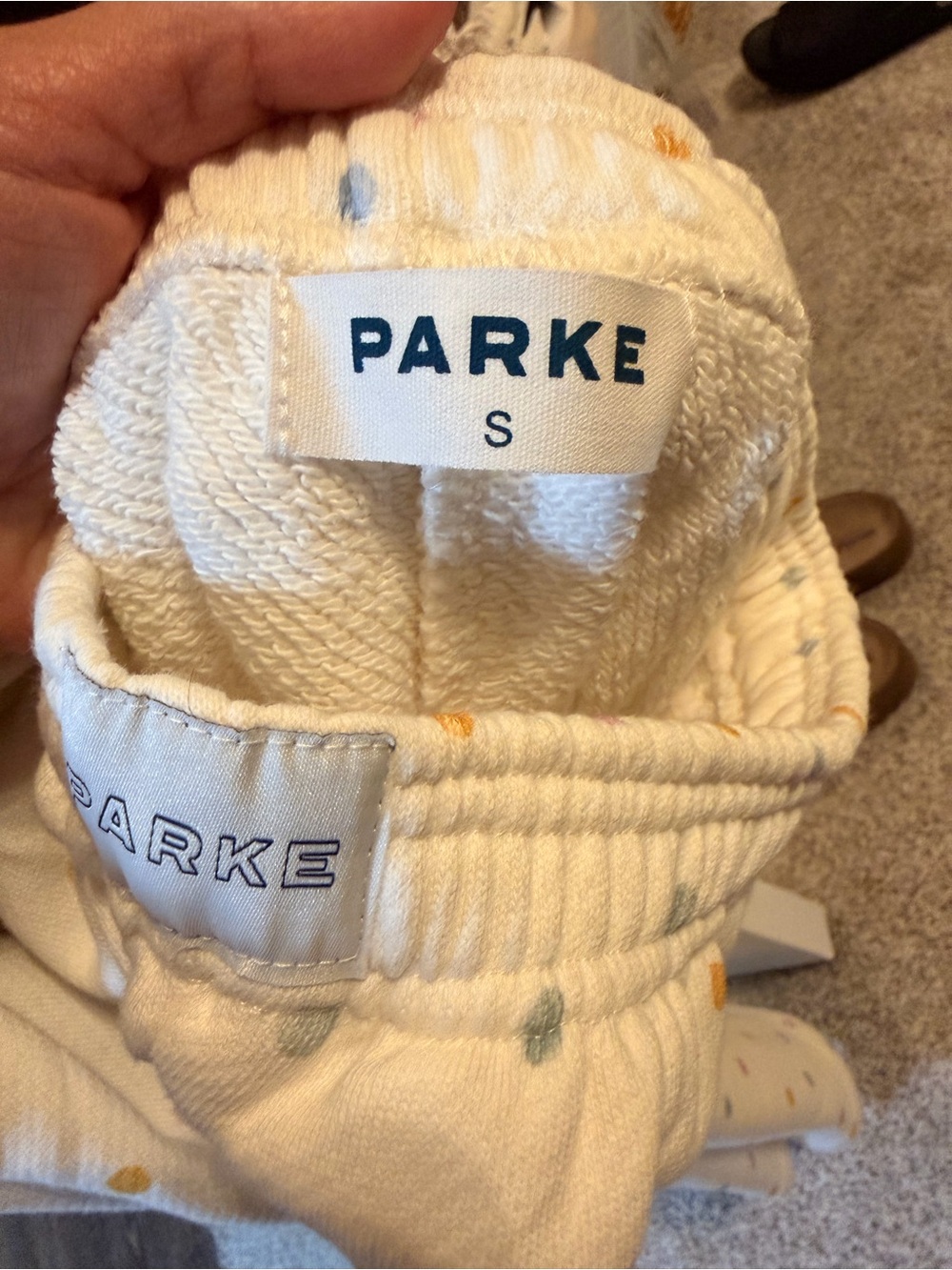 PARKE - birthday funfetti boxer sweatpants - Picture 3 of 4